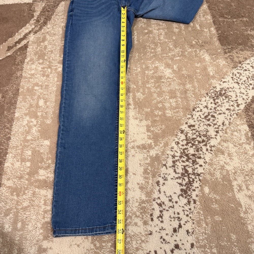 The Perfect Jean NYC Athletic Slim Fit Jeans Stretch Denim 36x36 Mens Blue Pants - Picture 8 of 8